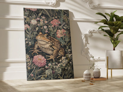 .75&quot; Matte Canvas - Enchanted Frog&