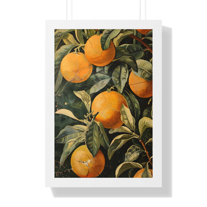 Framed Paper Print - Citrus Grove Splendor