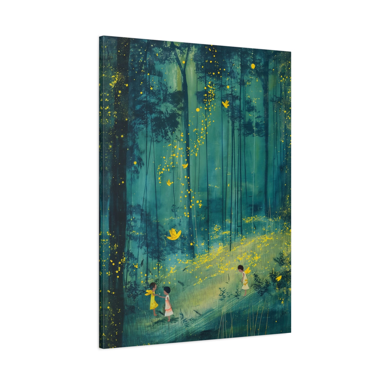 1.25" Matte Canvas - Enchanted Firefly Forest