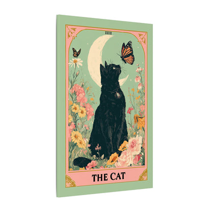 .75" Matte Canvas - Moonlight Familiar Tarot Cat