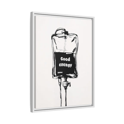 Framed Canvas - Good Energy IV Bag