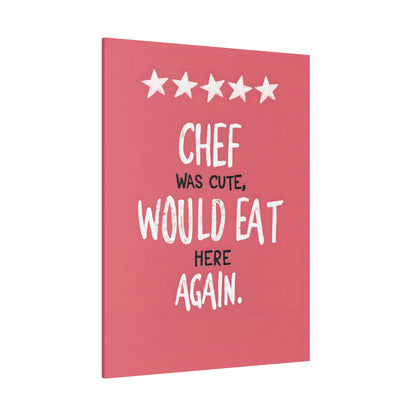 .75&quot; Matte Canvas - Chef’s Charm