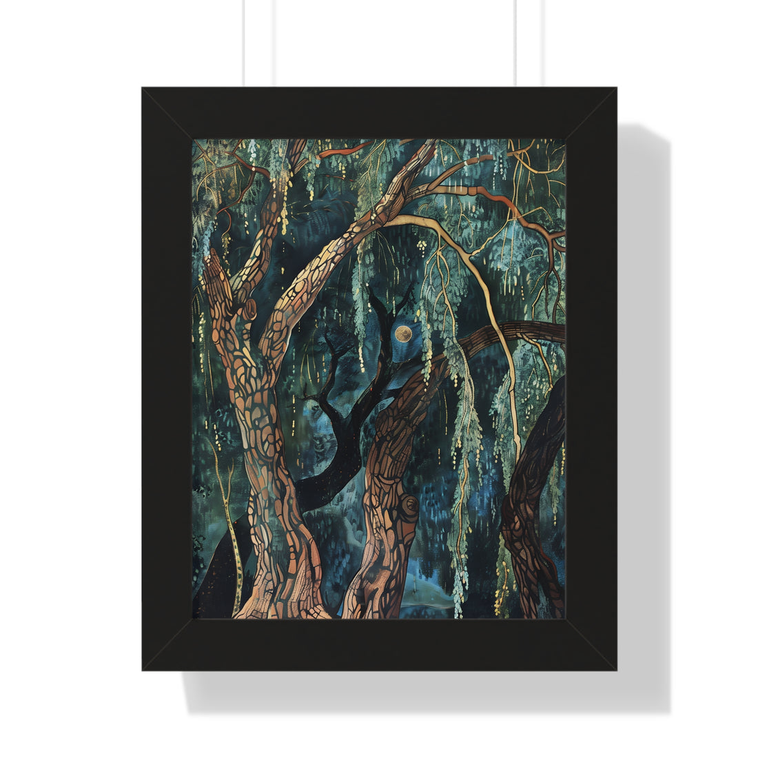 Framed Paper Print - Morris Willow Whispers