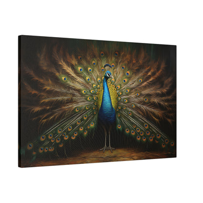 .75&quot; Matte Canvas -  Regal Plumage Twilight