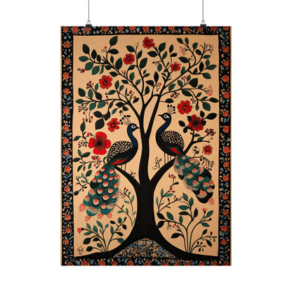 Lovers Under Blooming Canopy