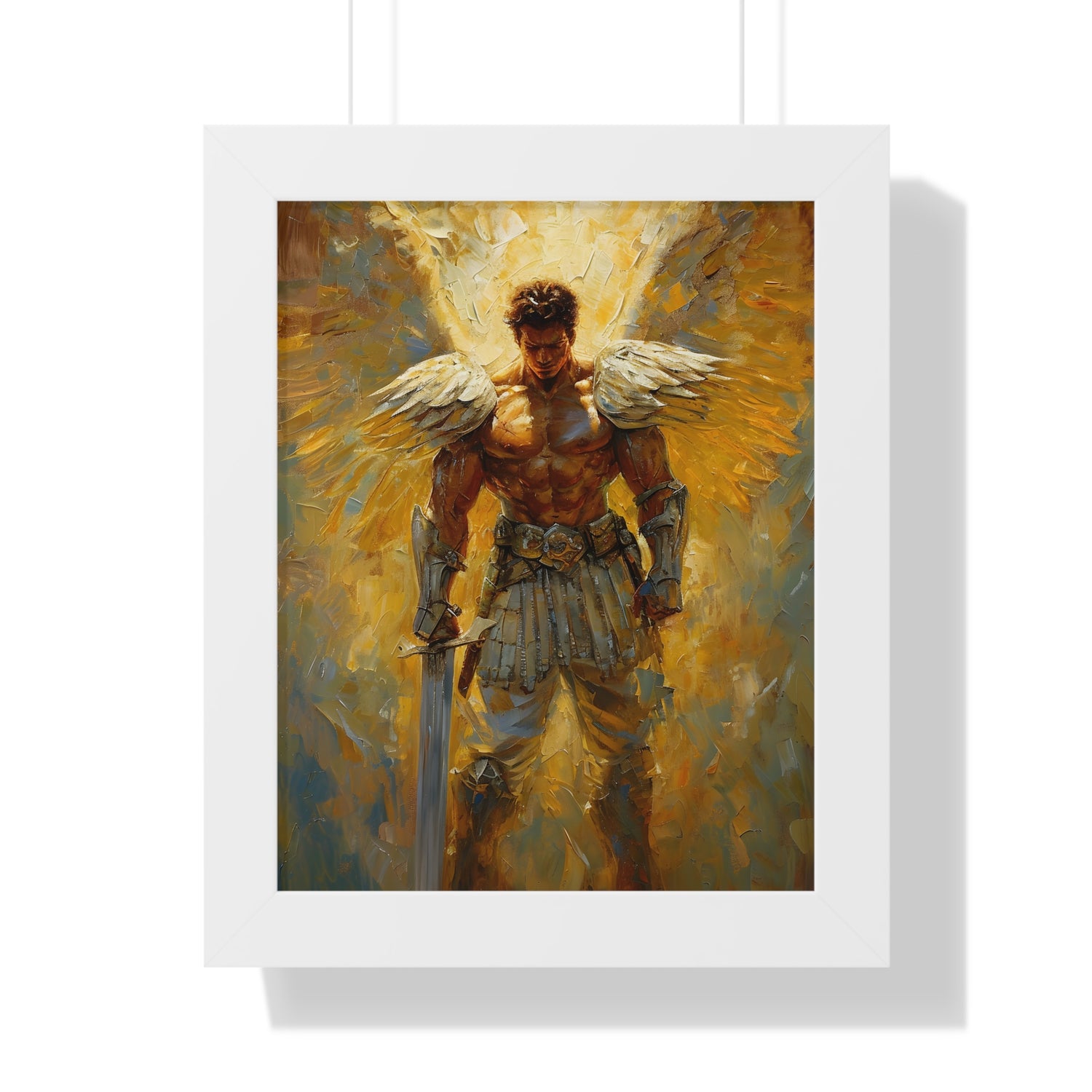 Framed Paper Print - Celestial Warrior&