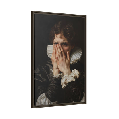 Framed Canvas - The Foul Flush Reaction