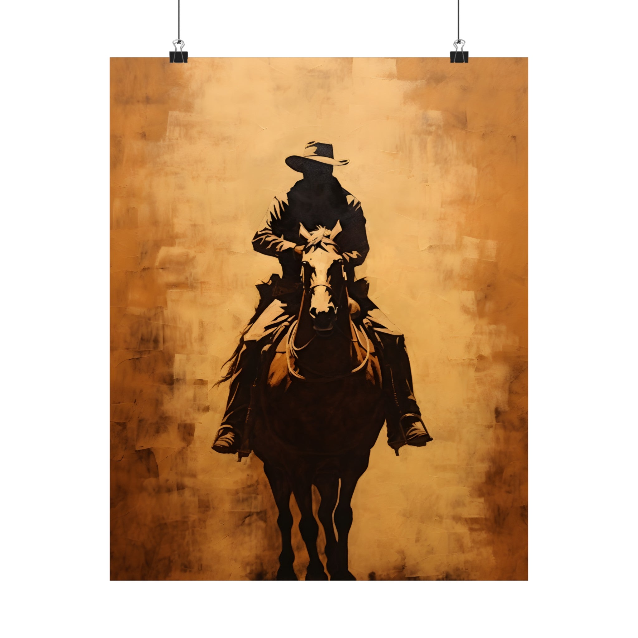 Cowboy Rider Silhouette