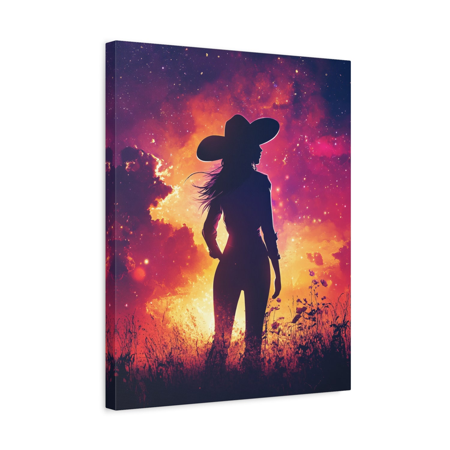 1.25" Matte Canvas - Cosmic Cowgirl