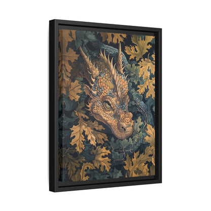 Framed Canvas - Enchanted Forest Dragon