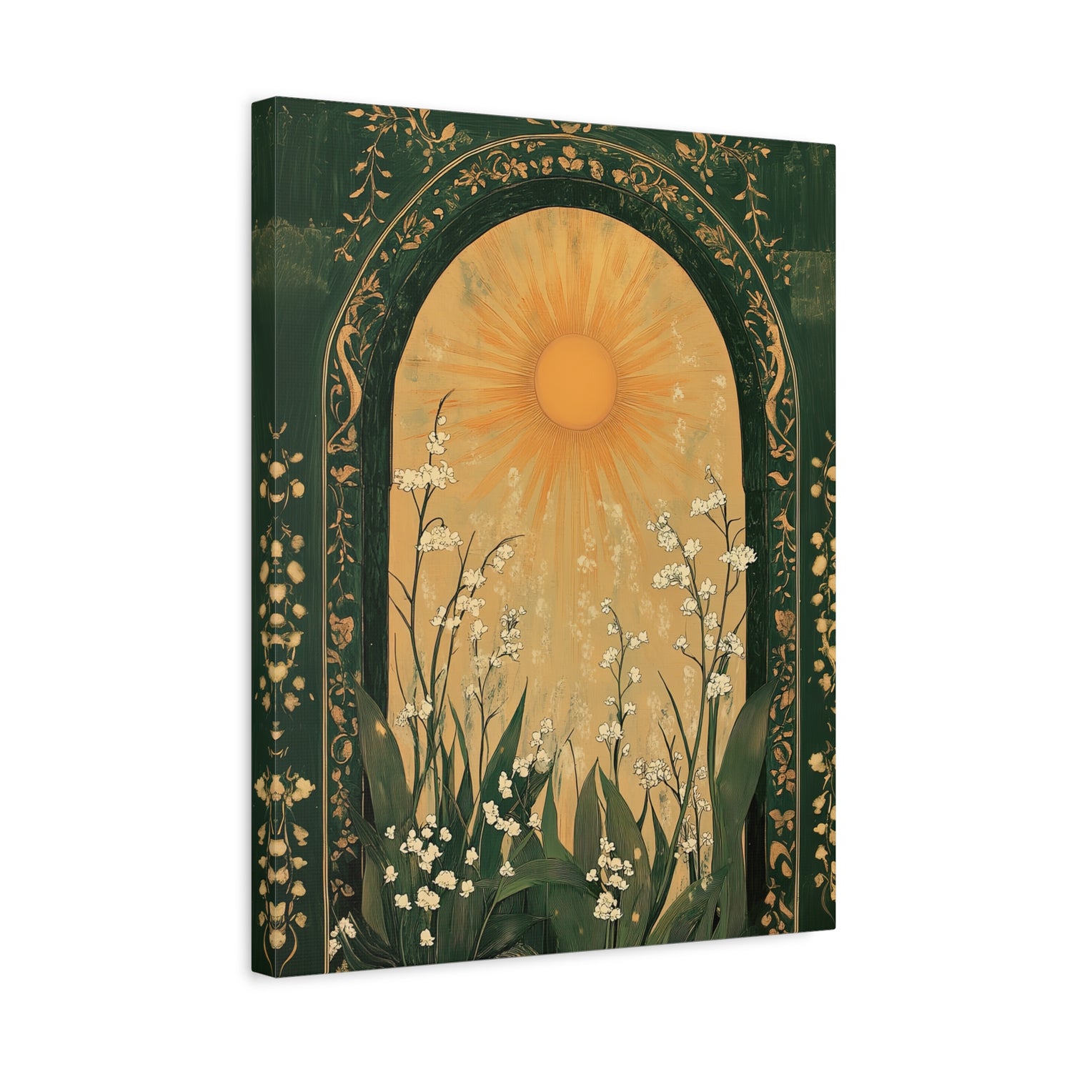 1.25" Matte Canvas - Lily of the Valley Archway