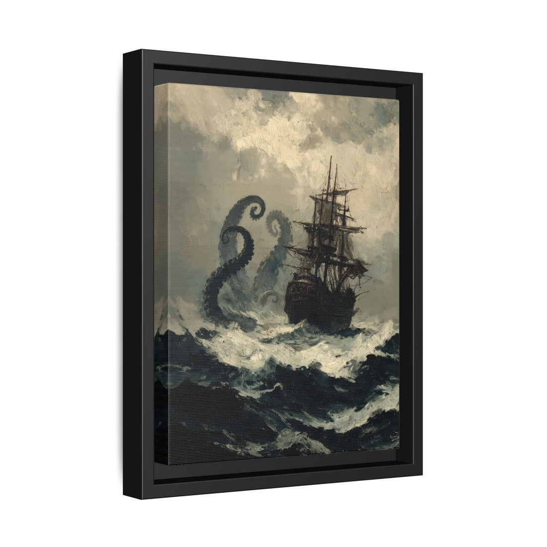 Framed Canvas - Into the Kraken’s Wake