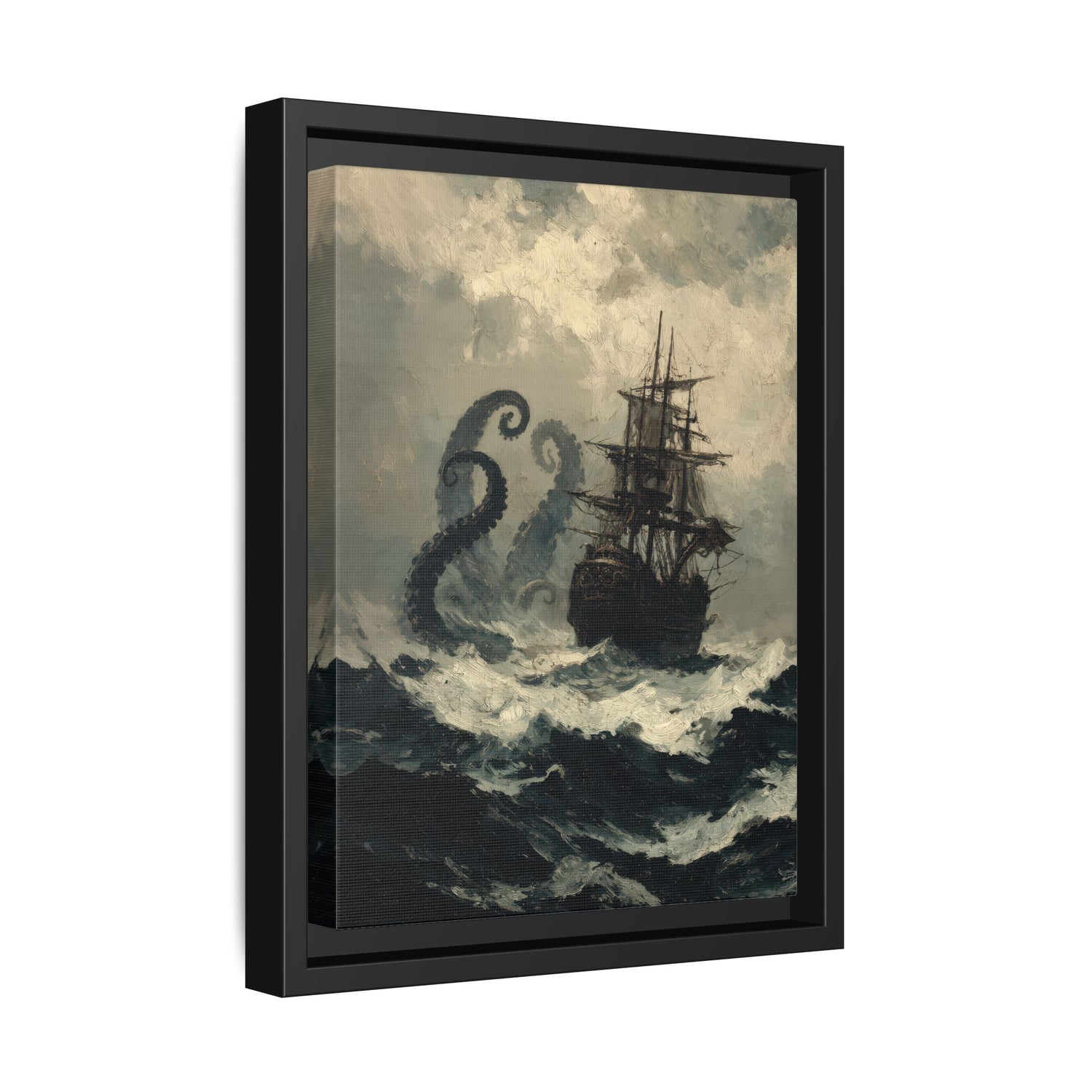 Framed Canvas - Into the Kraken’s Wake