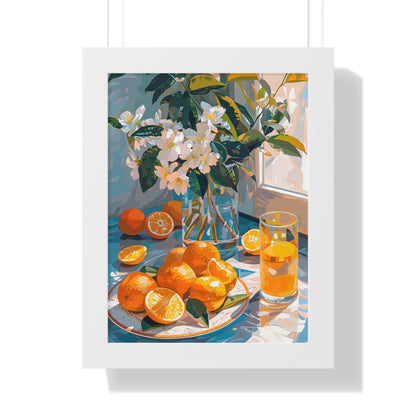 Framed Paper Print - Citrus Blossom Morning