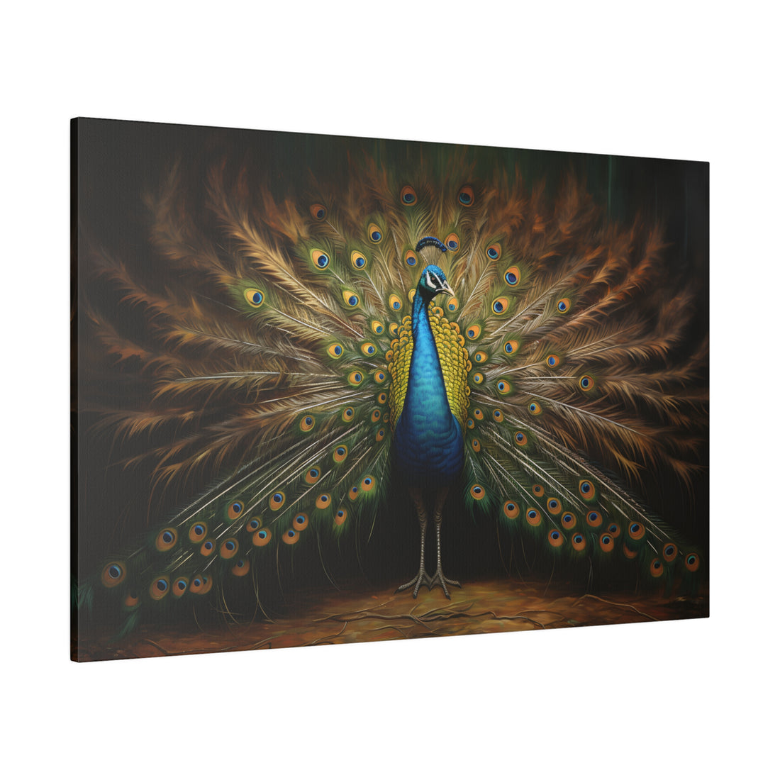 .75" Matte Canvas - Regal Plumage Twilight
