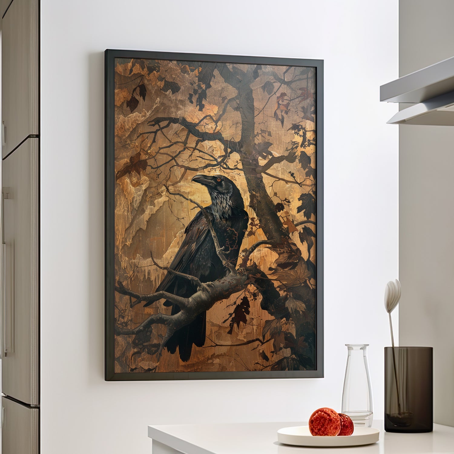 Framed Paper Print - Majestic Raven&