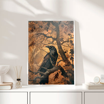 Framed Paper Print - Majestic Raven&