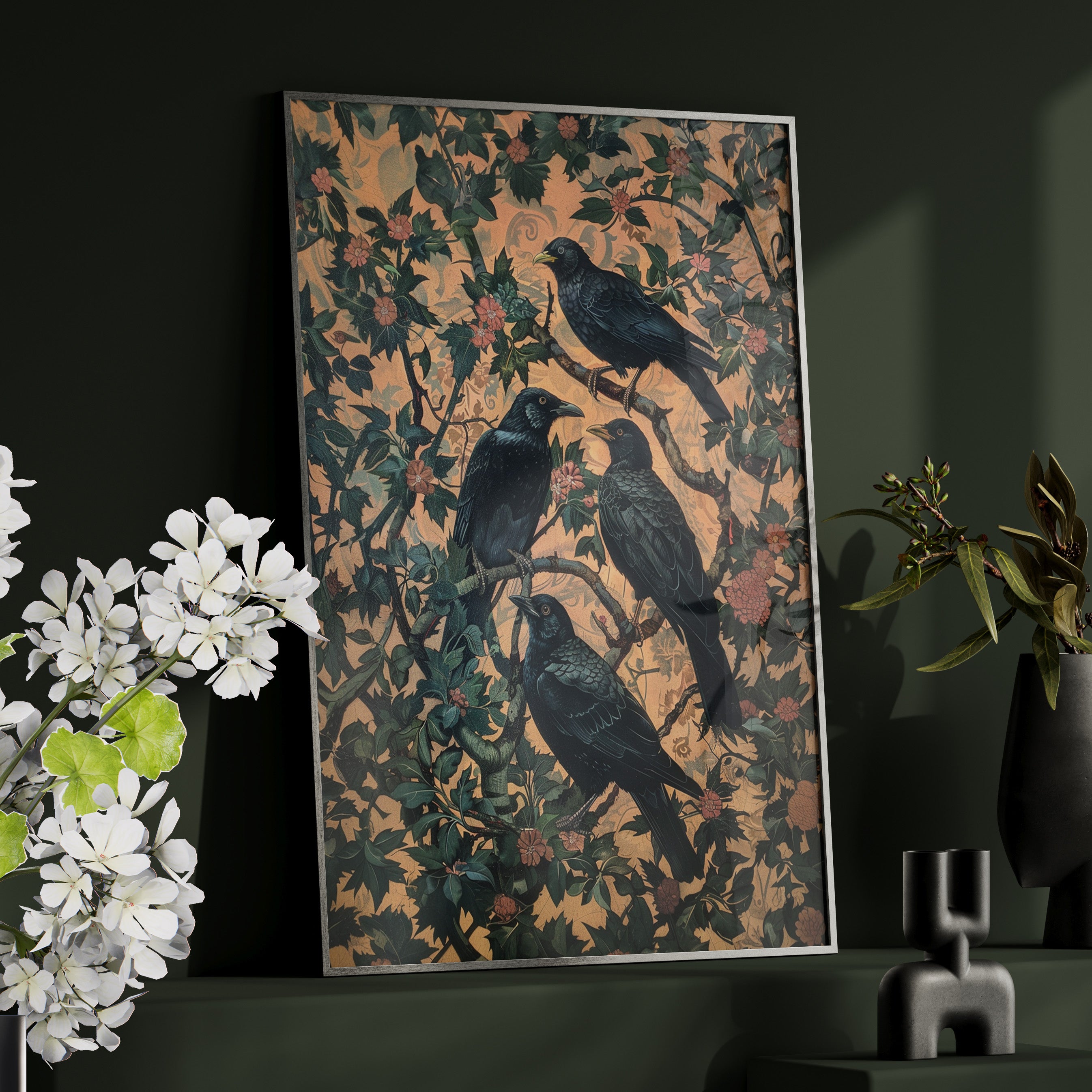Framed Paper Print - Rook&