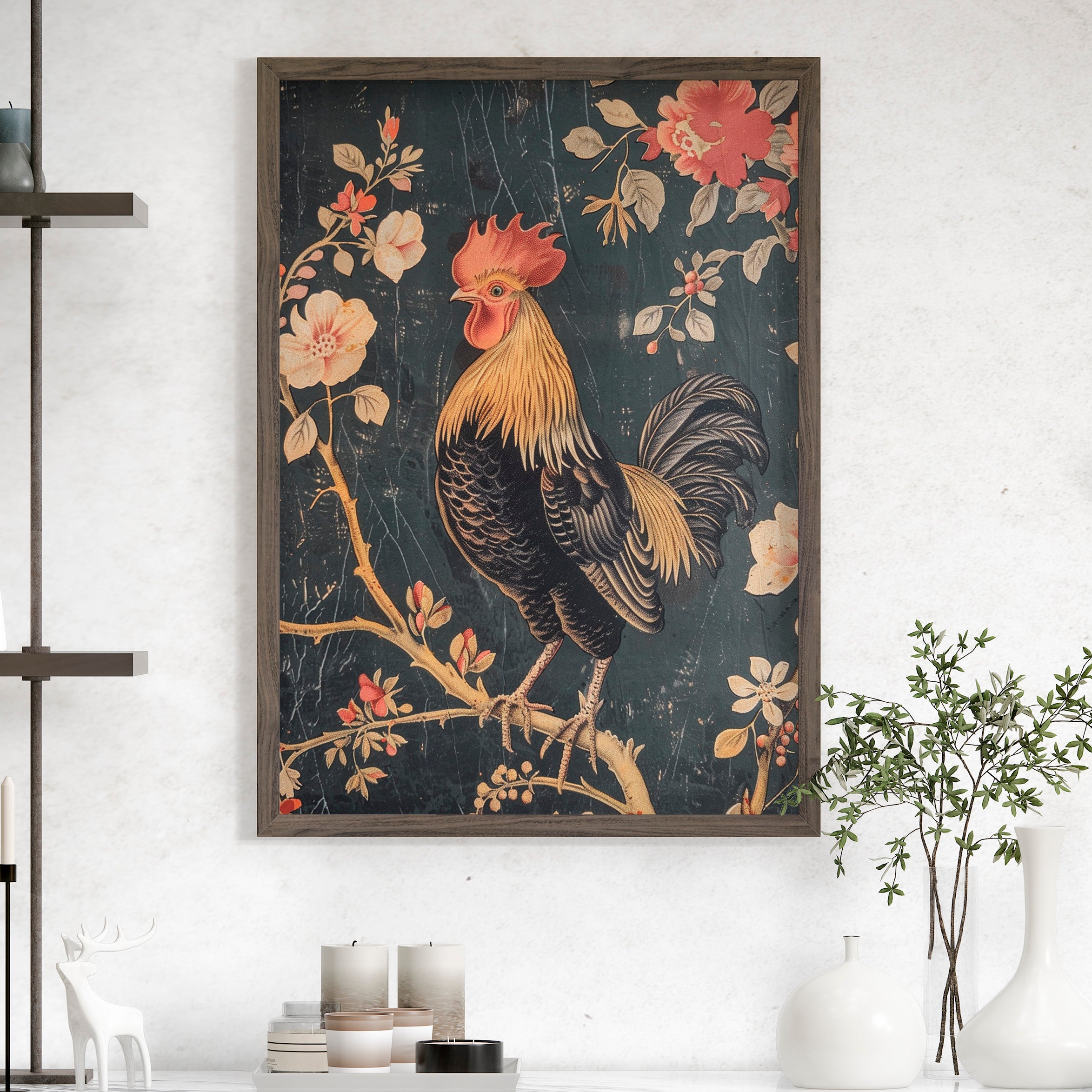 Blooming Rooster Glory