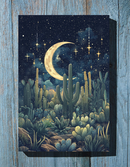 .75&quot; Matte Canvas - Dreamy Desert Night