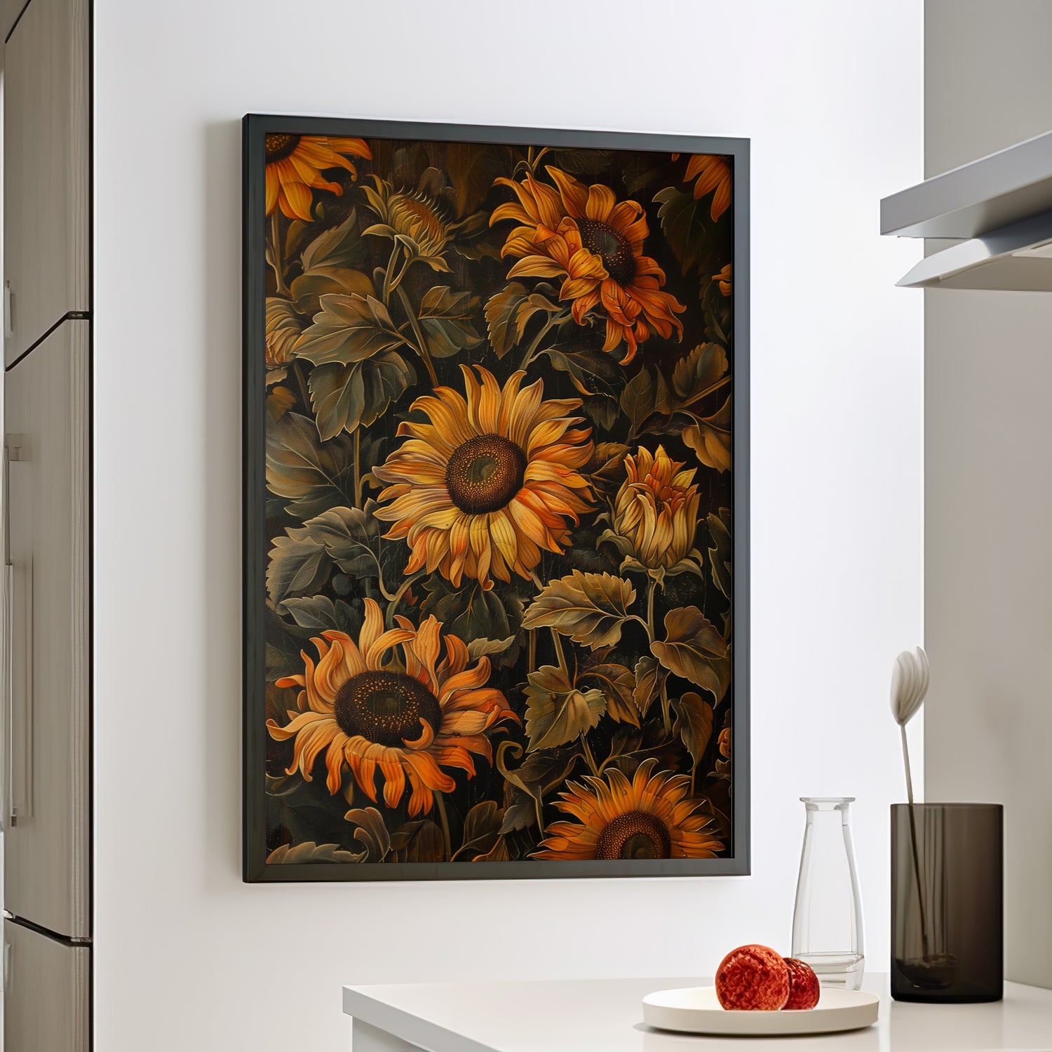 Framed Paper Print - Sunflower Glow