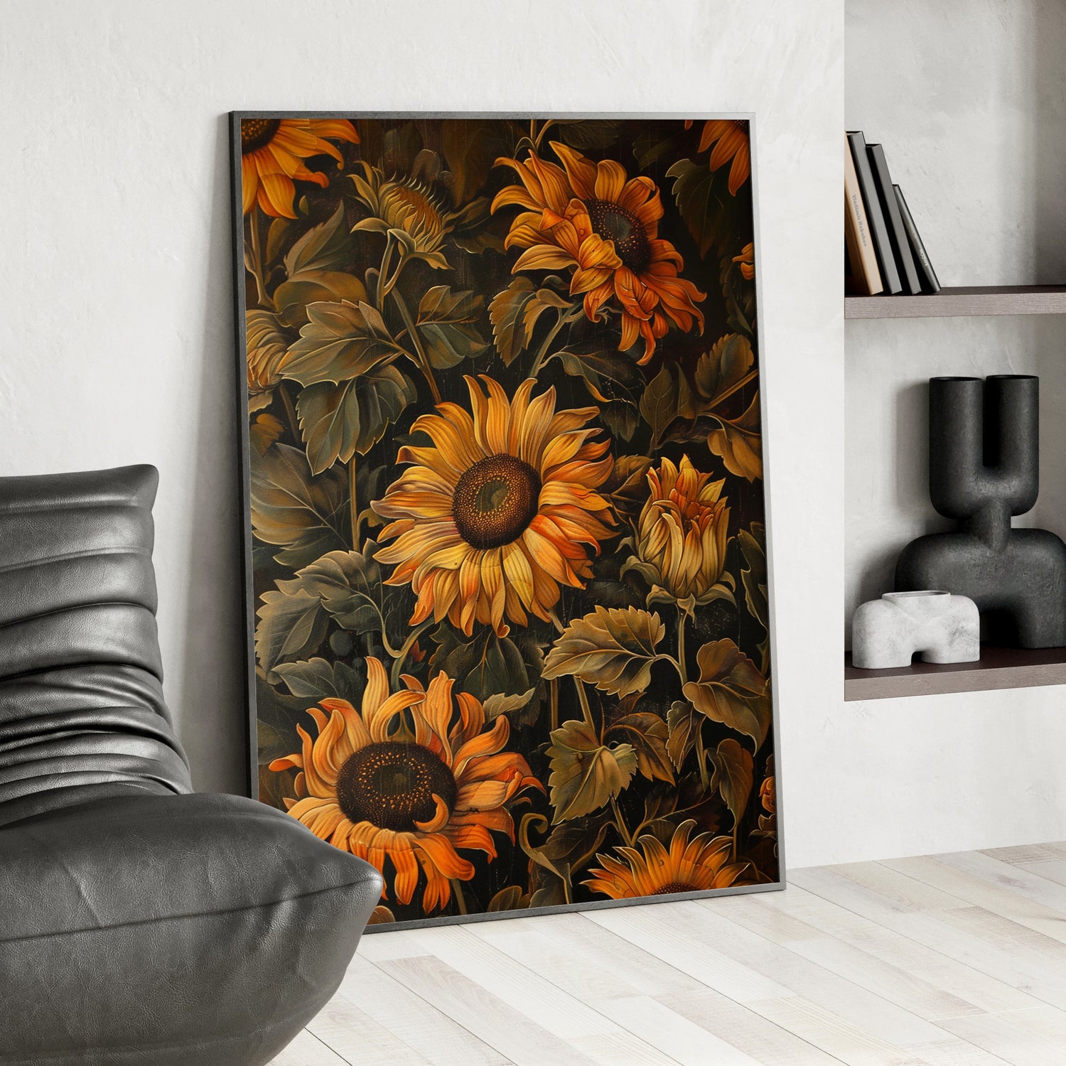 Framed Paper Print - Sunflower Glow