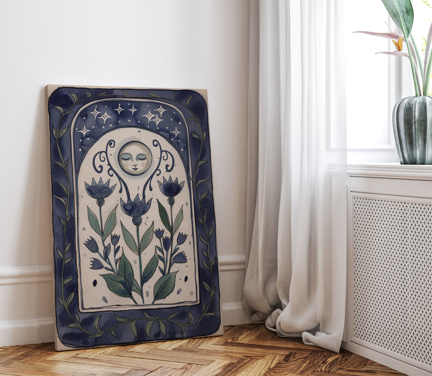 .75" Matte Canvas - Moonlit Folk Bloom Dream