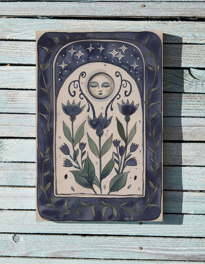 .75" Matte Canvas - Moonlit Folk Bloom Dream