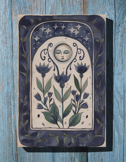 .75" Matte Canvas - Moonlit Folk Bloom Dream