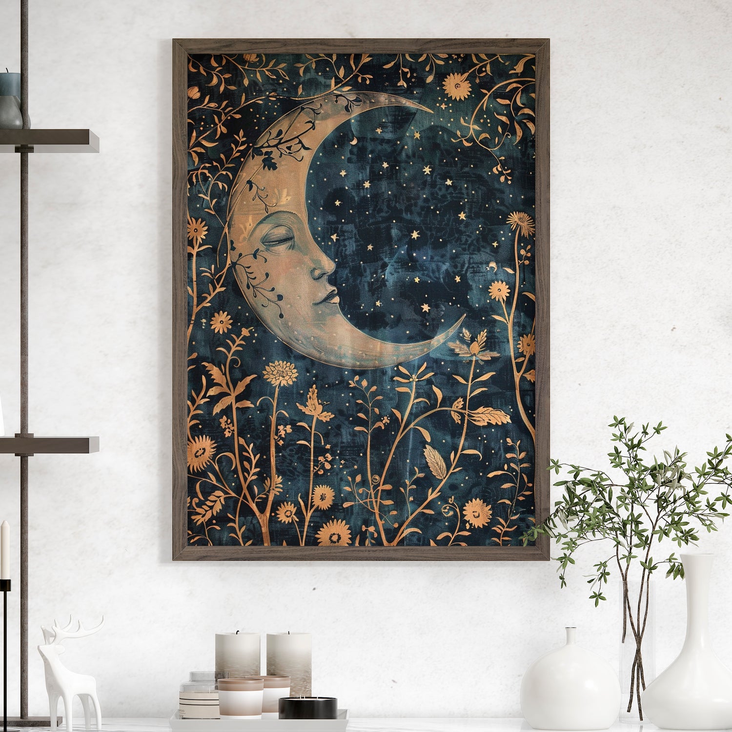 Moonlit Floral Reverie