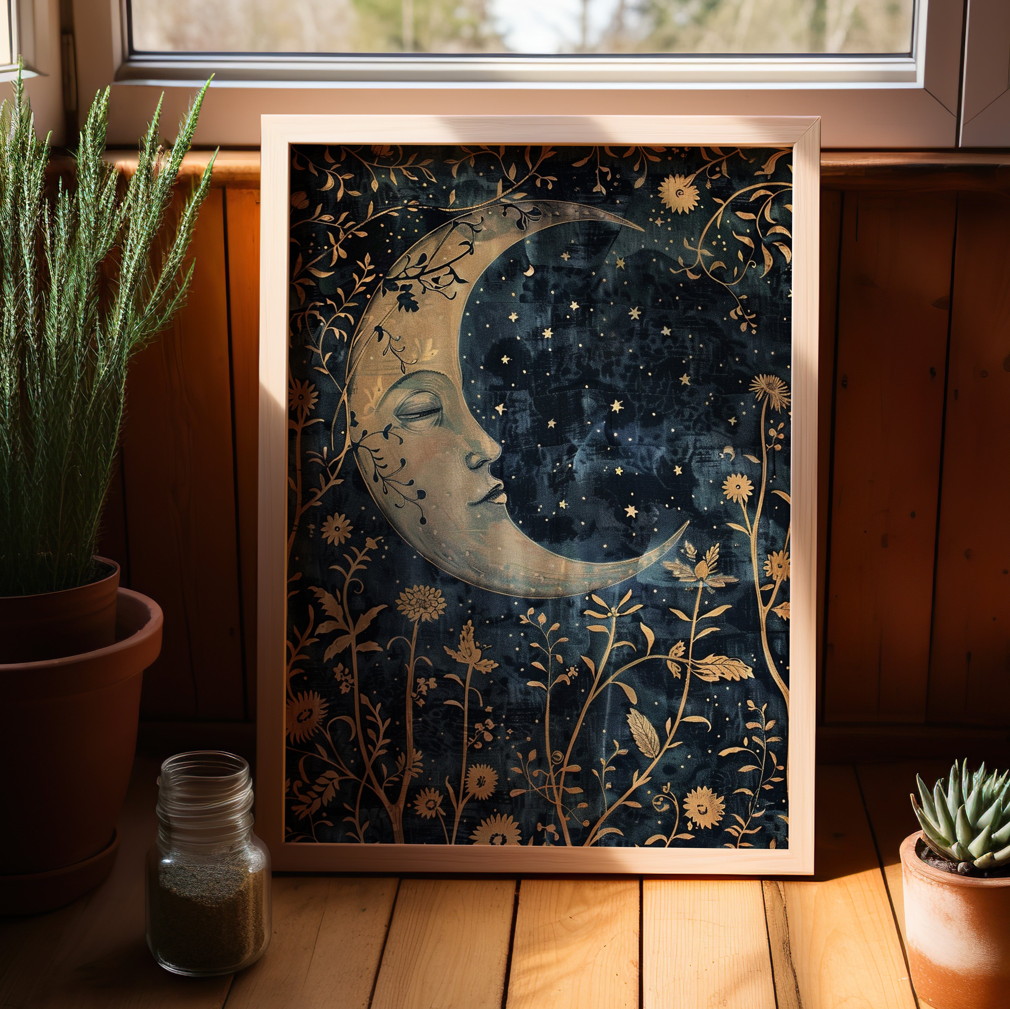 Moonlit Floral Reverie