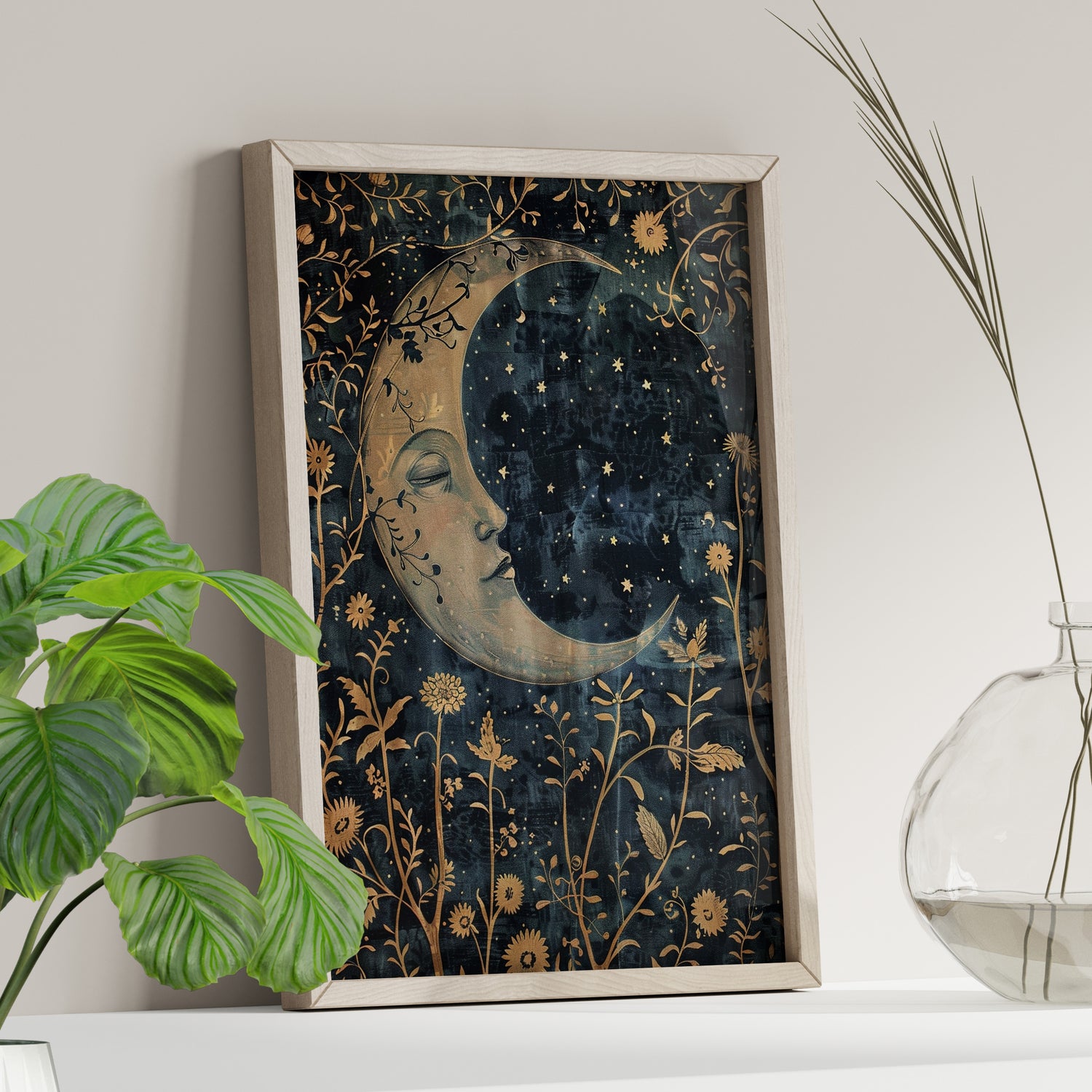 Moonlit Floral Reverie