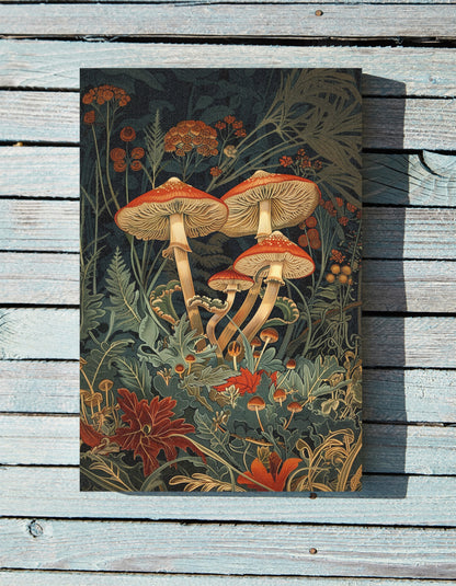 .75&quot; Matte Canvas - Elegant Mushroom Reverie