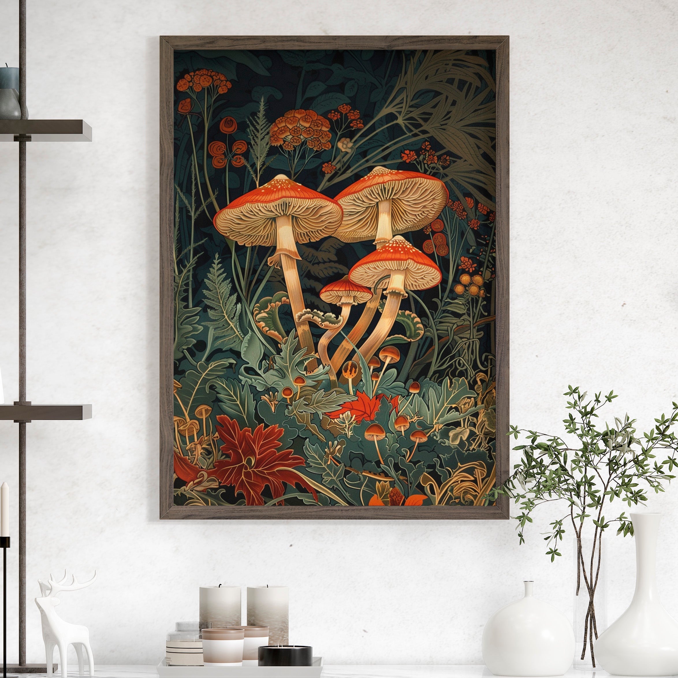 Elegant Mushroom Reverie