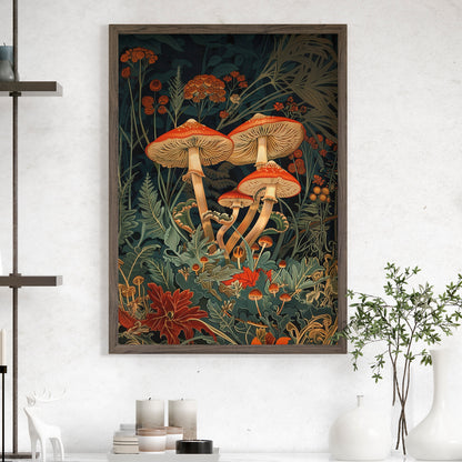 Elegant Mushroom Reverie