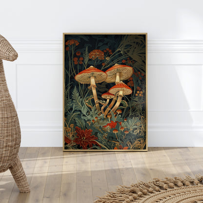 Elegant Mushroom Reverie