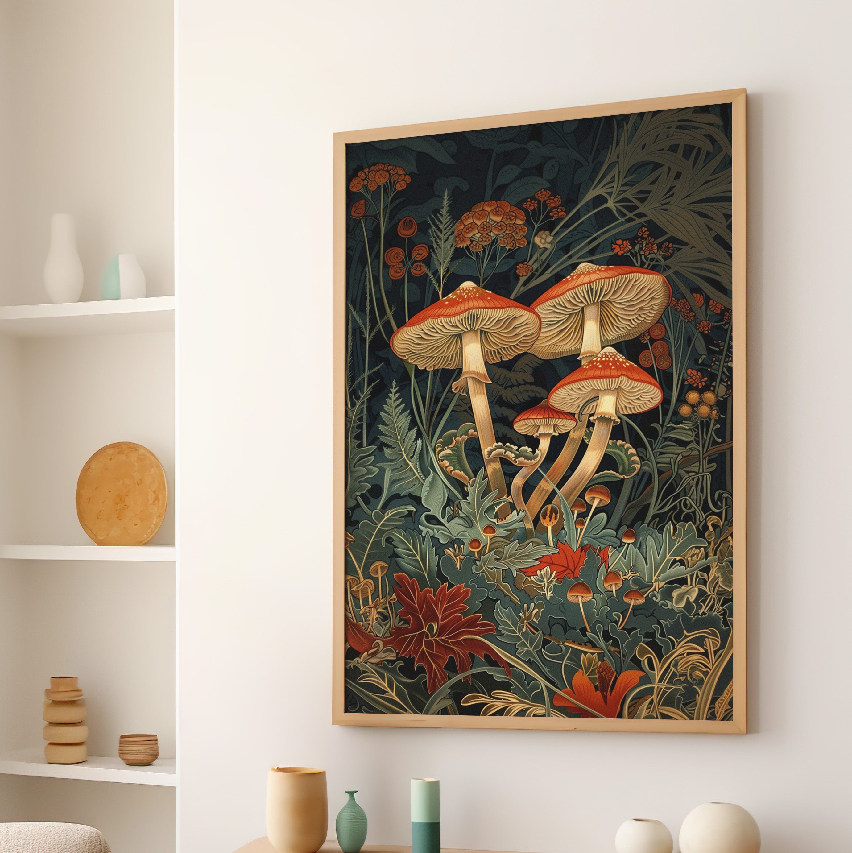 Elegant Mushroom Reverie