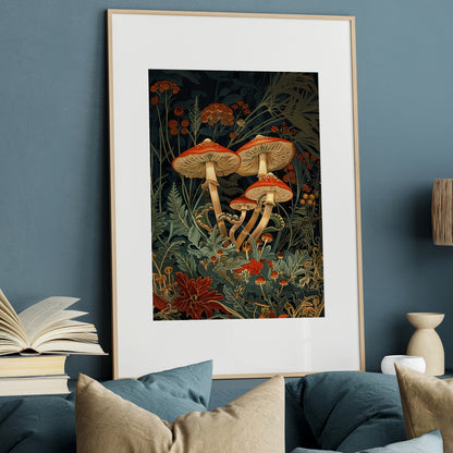 Elegant Mushroom Reverie