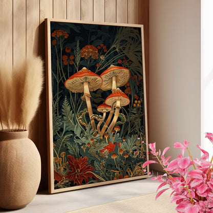 Elegant Mushroom Reverie