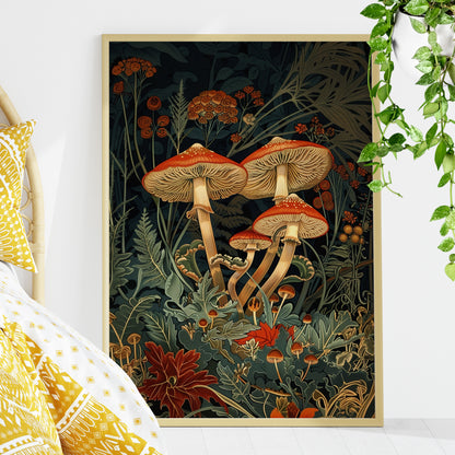 Elegant Mushroom Reverie