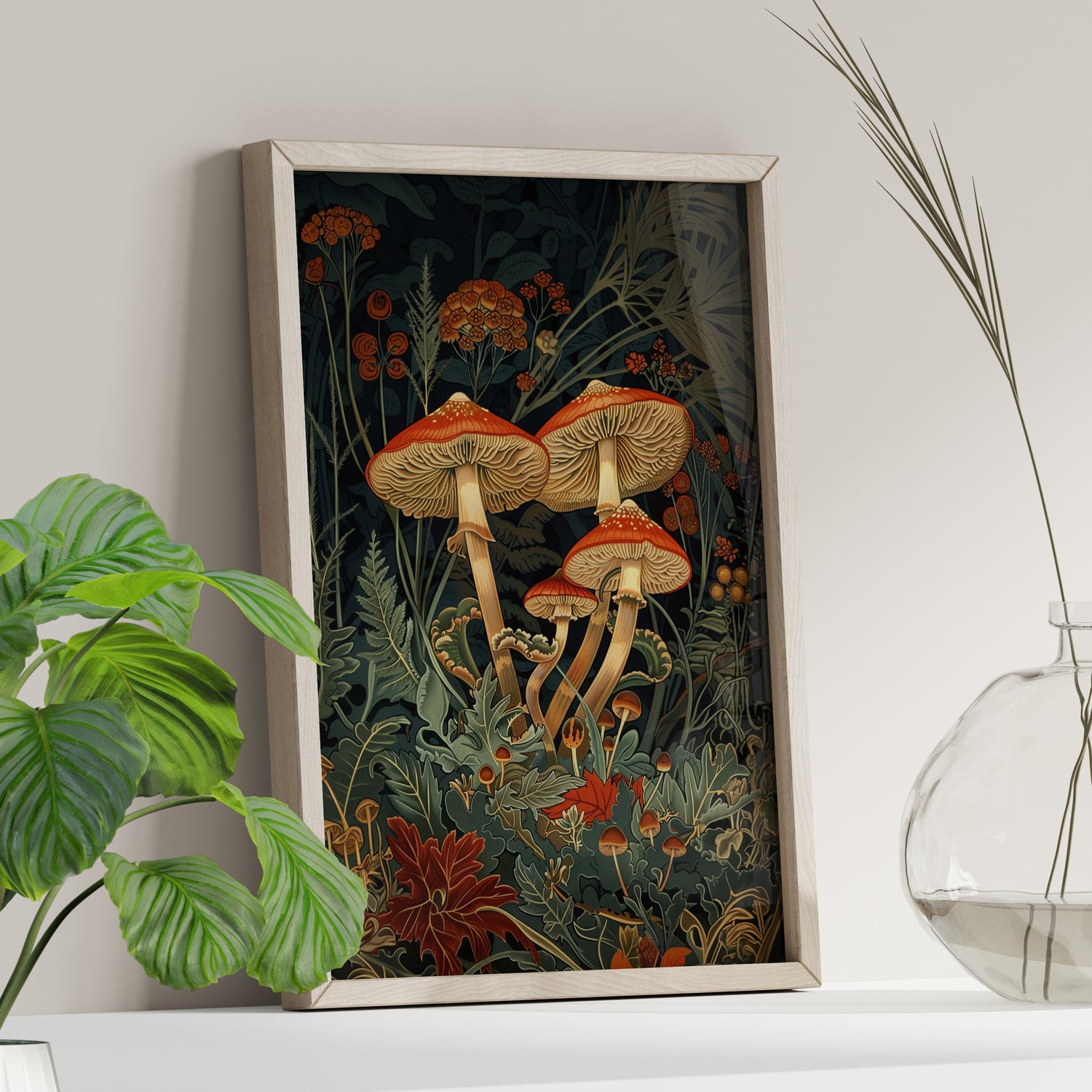 Elegant Mushroom Reverie