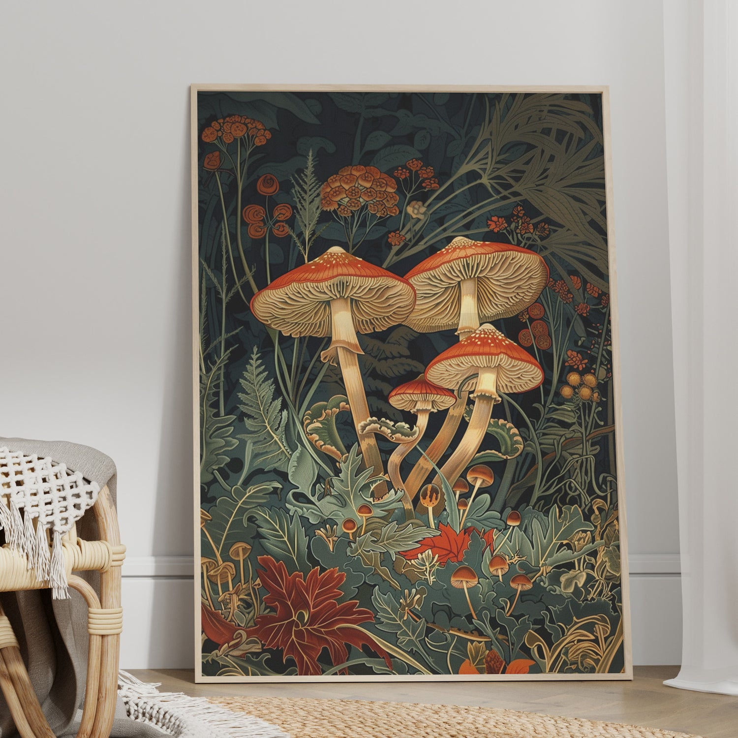 Elegant Mushroom Reverie