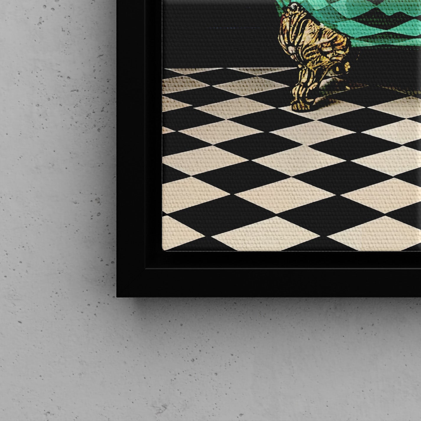 Framed Canvas - Octopus Bath Royale