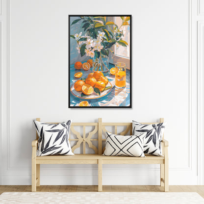 Framed Canvas - Citrus Blossom Morning