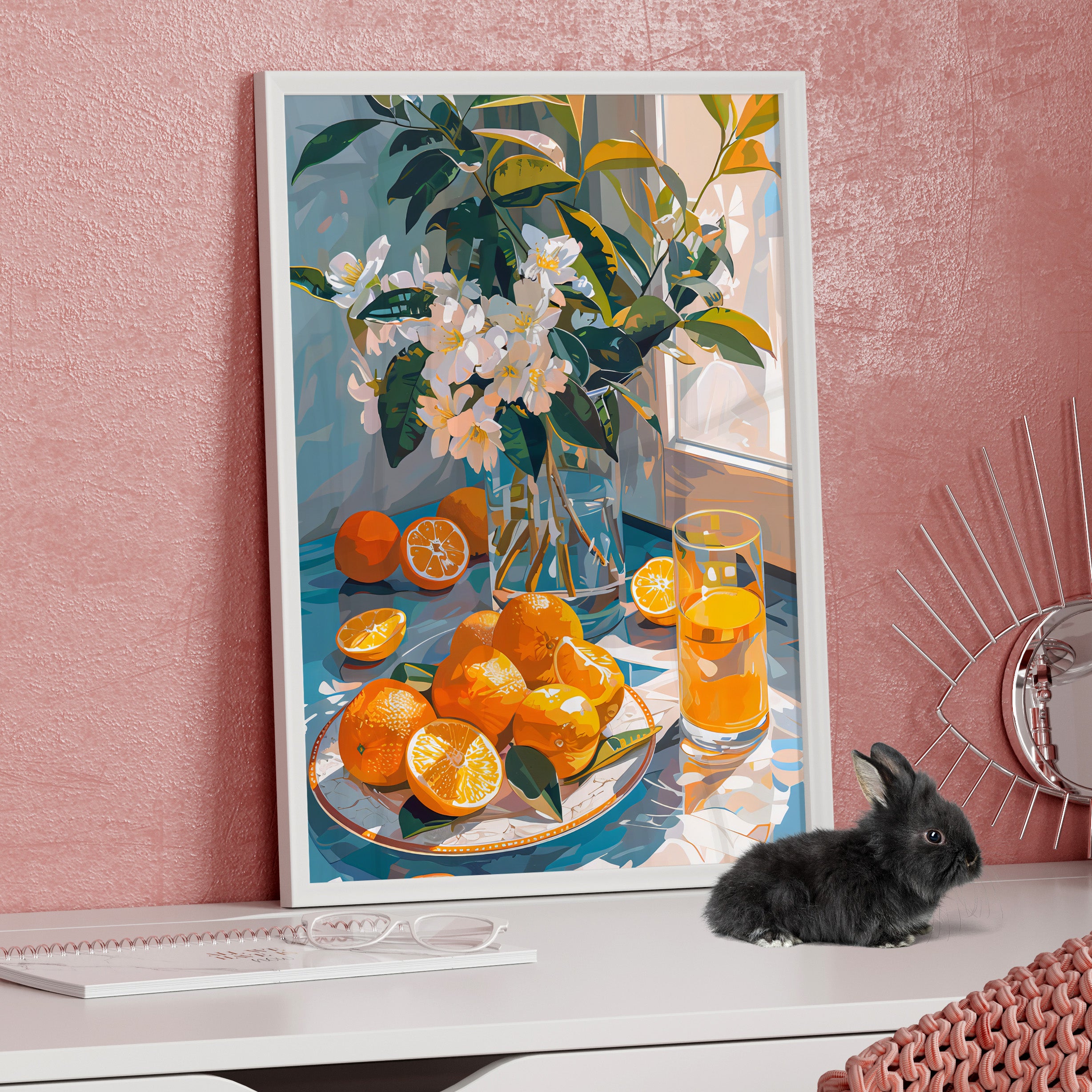 Framed Paper Print - Citrus Blossom Morning