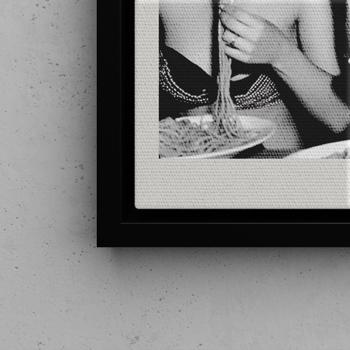 Framed Canvas - Retro Pasta Gazette