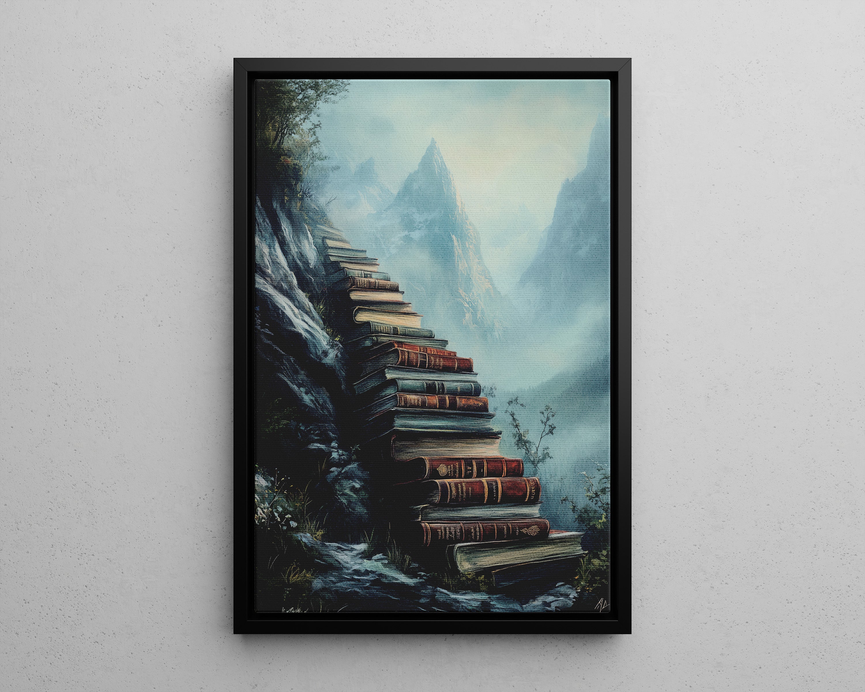Framed Canvas - Journey of Knowledge