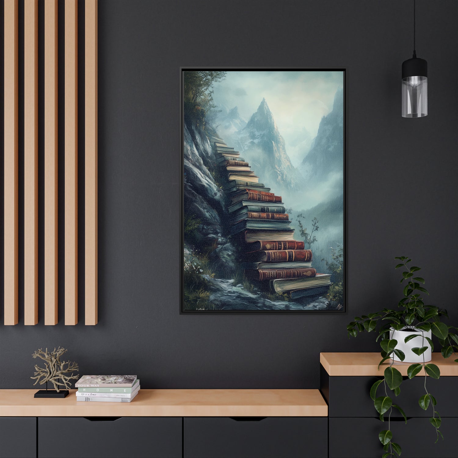 Framed Canvas - Journey of Knowledge
