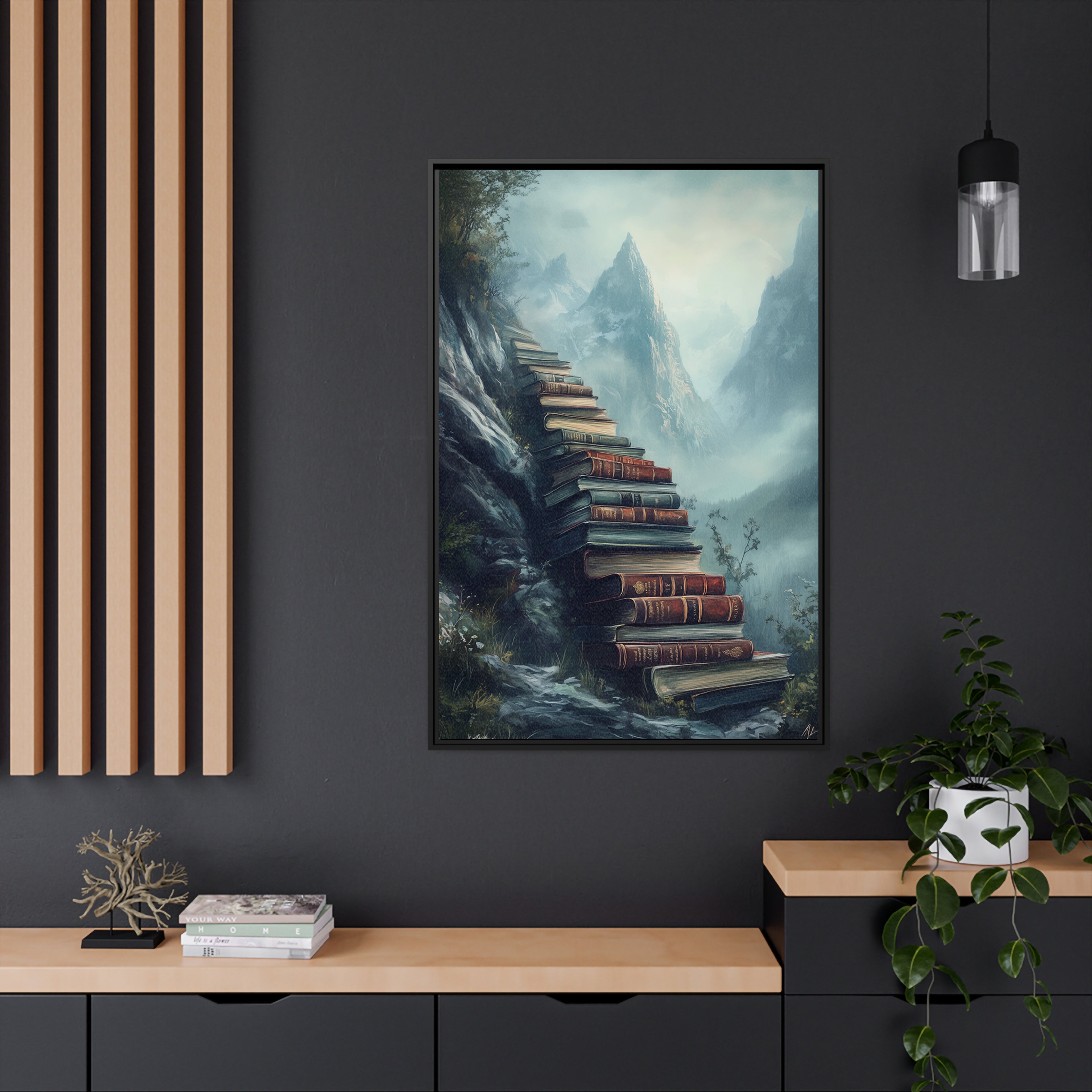 Framed Canvas - Journey of Knowledge
