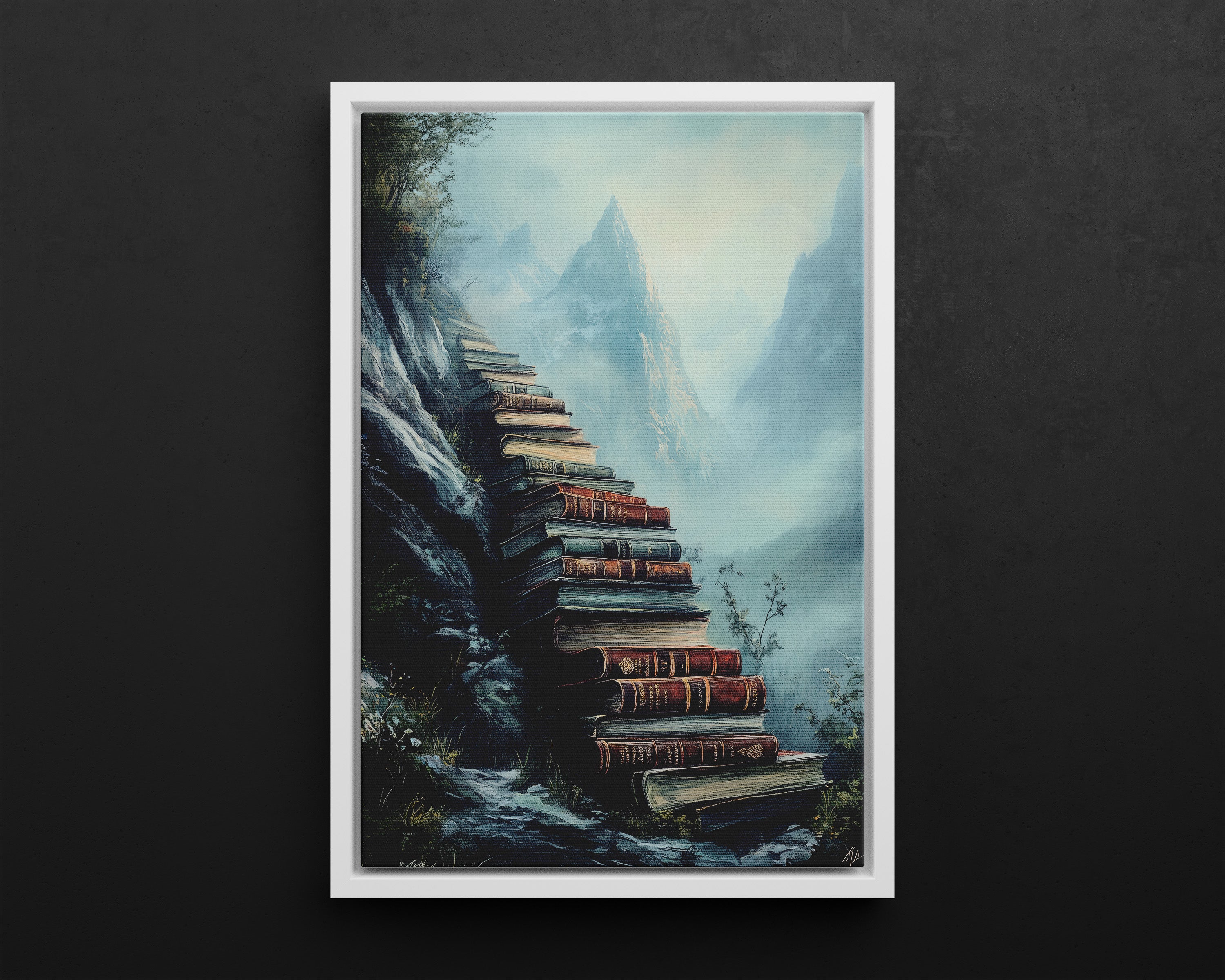 Framed Canvas - Journey of Knowledge